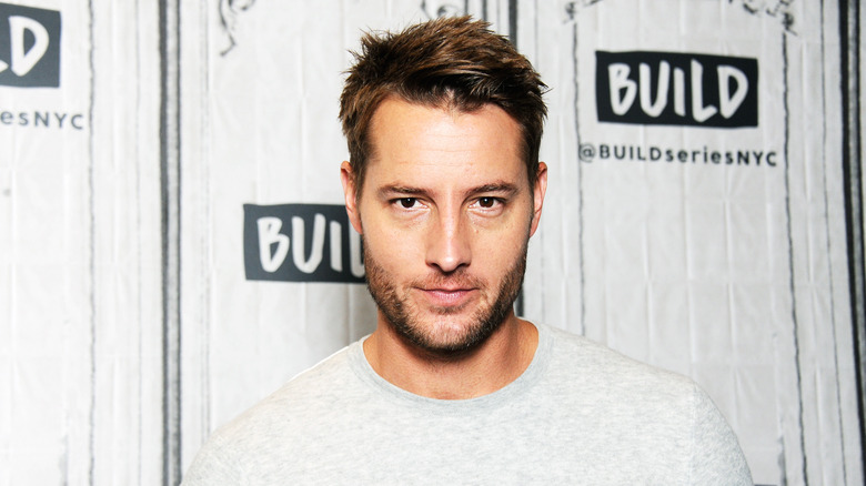 Justin Hartley posing