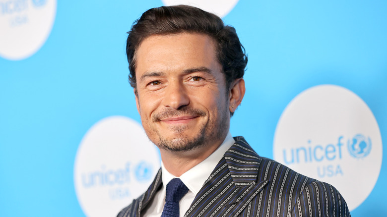 Orlando Bloom attending a UNICEF event