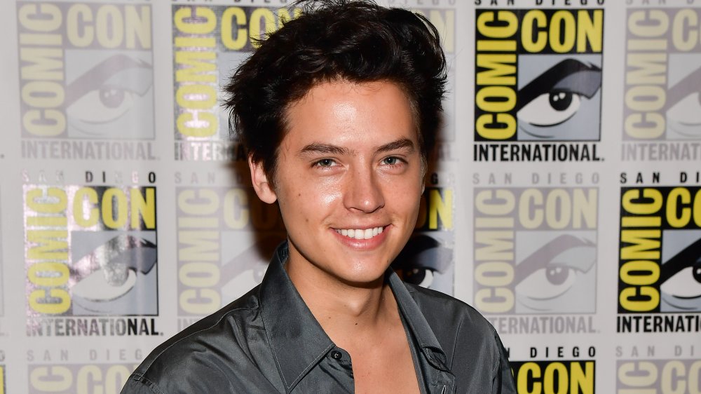 Cole Sprouse smiling at Comic-Con 