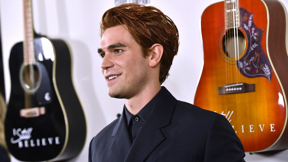 KJ Apa at the premiere of I Still Believe 