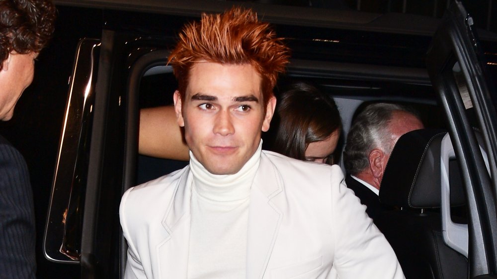 KJ Apa at the premiere of The Hate U Give