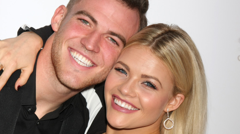 Witney Carson and Carson McAllister smiling for a photo