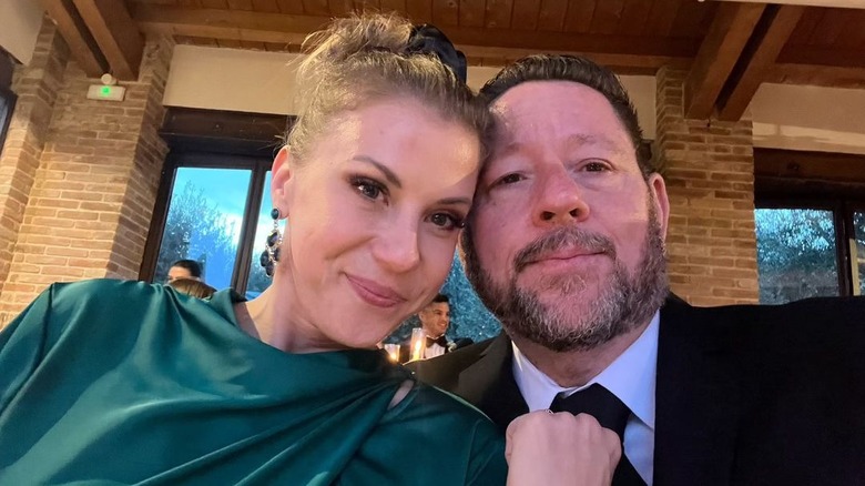 Jodie Sweetin takes a selfie with her husband.