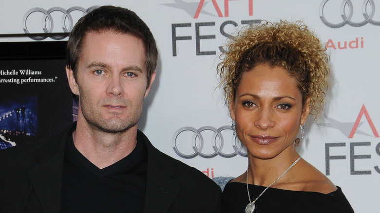 Garret Dillahunt and Michelle Hurd on red carpet