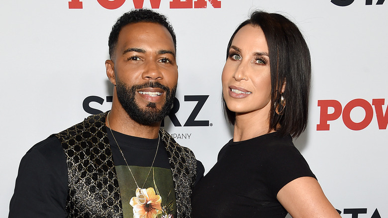 Omari Hardwick with wife Jae Pfautch