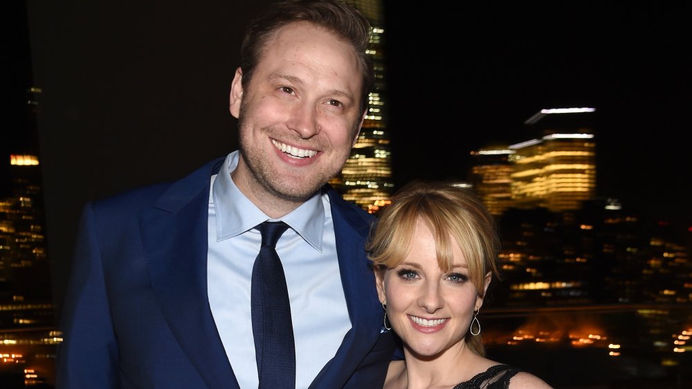Winston Rauch and Melissa Rauch at a The Bronze screening afterparty in 2016