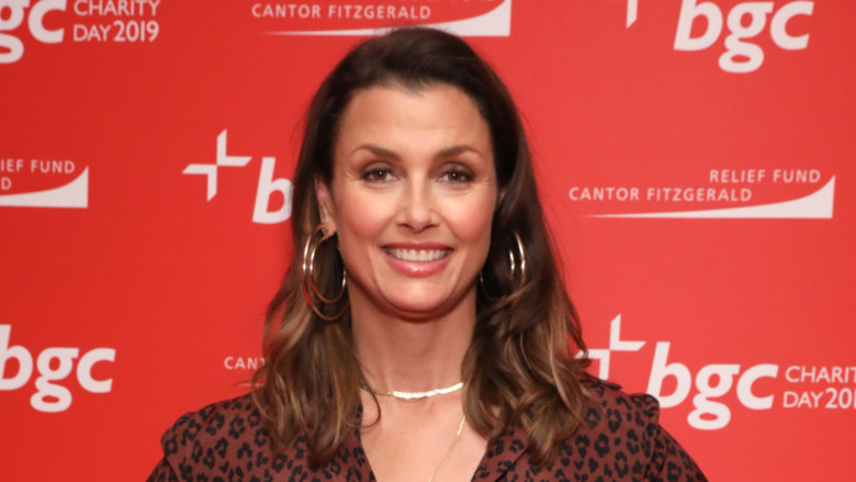 Bridget Moynahan poses on the red carpet