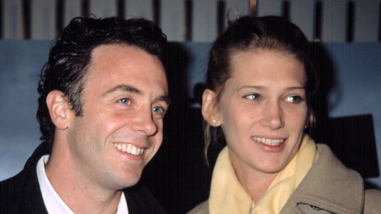 David Eigenberg and Chrysti Kotik smiling in 2002