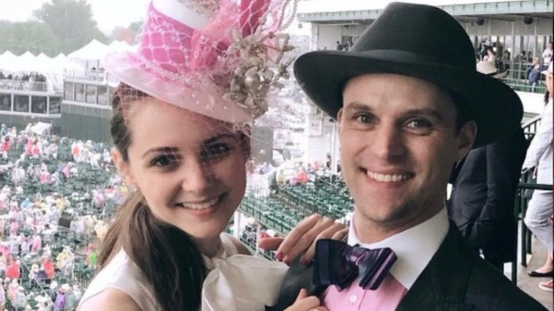 Jesse Spencer and Kali Woodruff at the Kentucky Derby