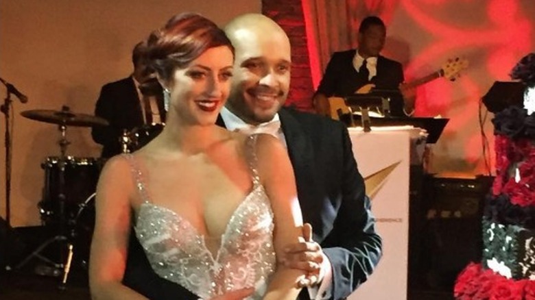 Joe Minoso and Caitlin Murphy Miles at their wedding