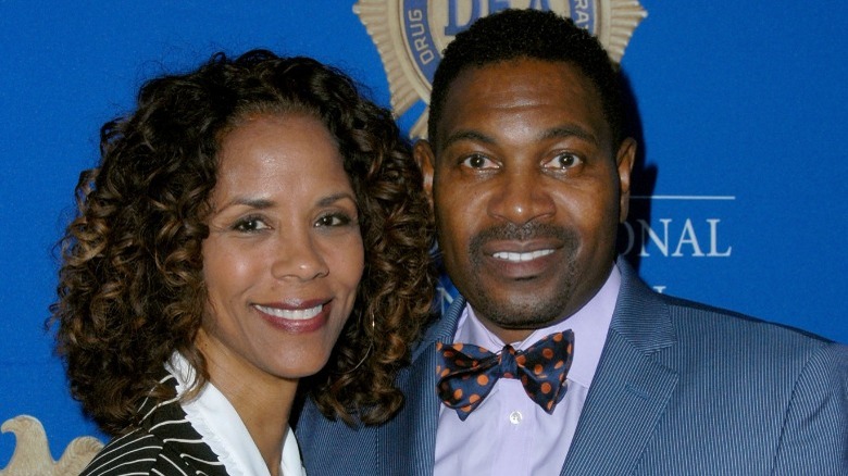 Sondra Spriggs and Mykelti Williamson, both smiling