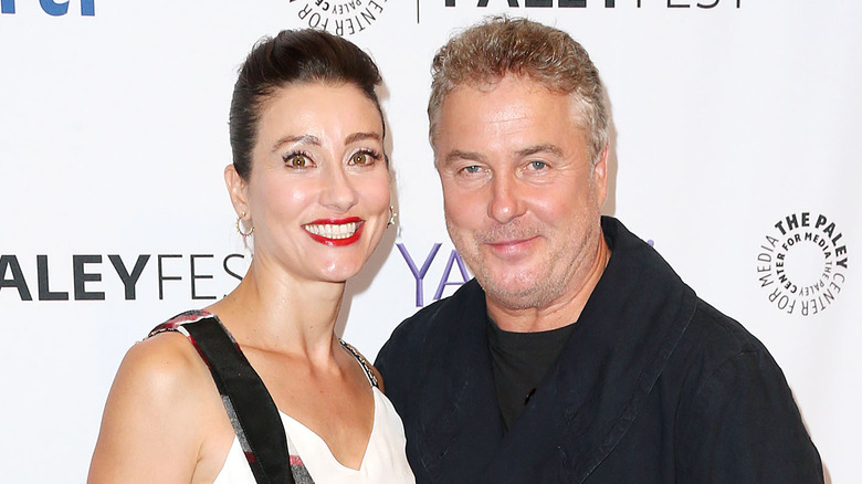 Gina Cirone and William Petersen smiling