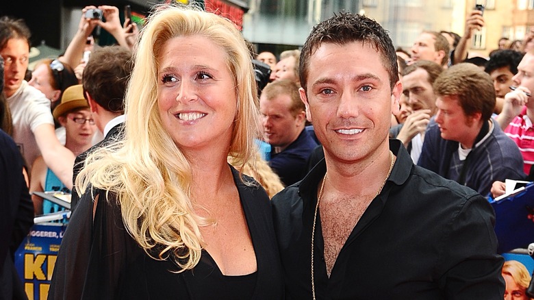 Gino D'Acampo and Jessica Stellina Morrison smiling 