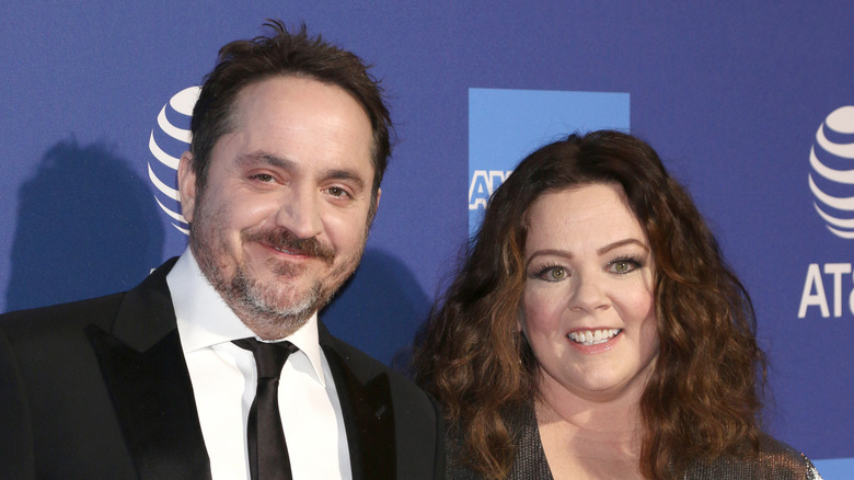 Ben Falcone Melissa McCarthy smiling