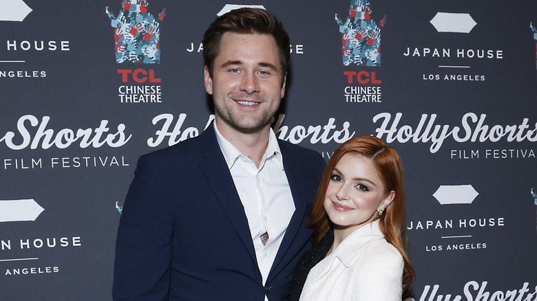 Luke Benward and Ariel Winter posing together