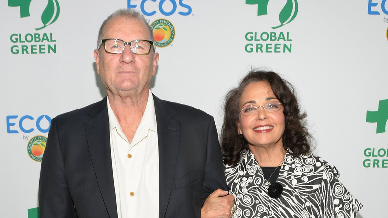 Ed O'Neill and Catherine Rusoff posing together