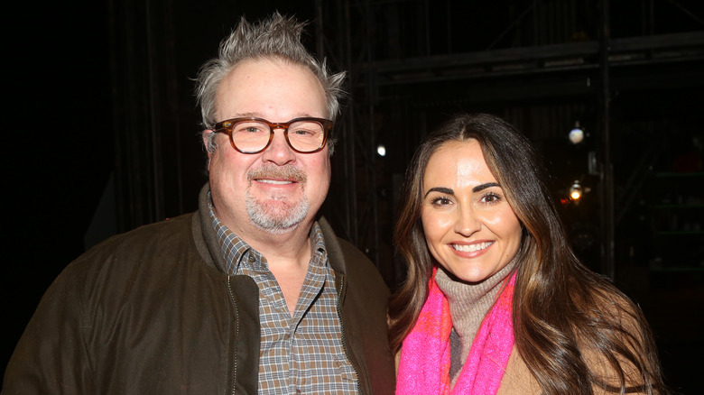 Eric Stonestreet and Lindsay Schweitzer smiling together