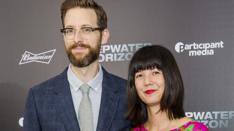 Rob Kerkovich and Anjali Prasertong posing together