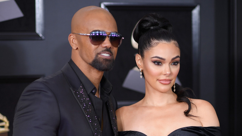 Shemar Moore and Annabelle Acosta at the Grammys