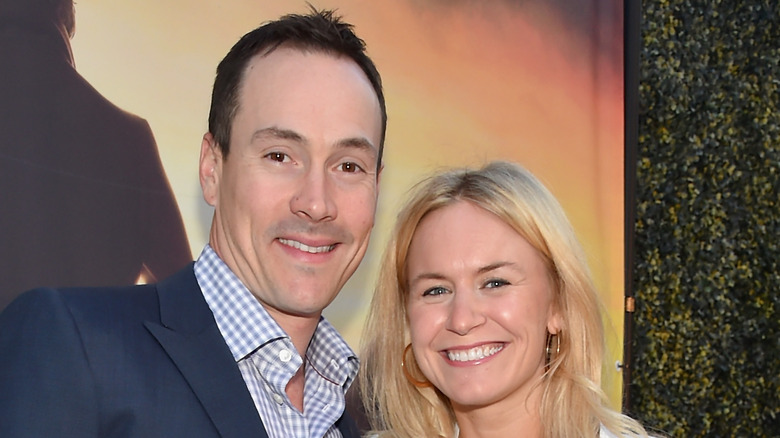 Chris Klein and Laina Rose Thyfault at an event