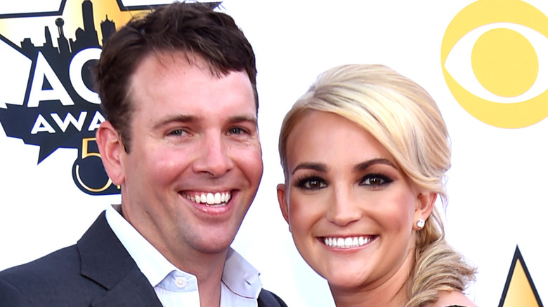 James Watson and Jamie Lynn Spears at an event
