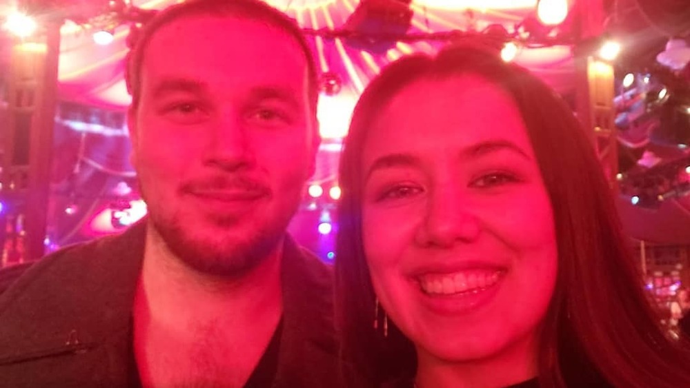 Jez Bonham and Luisa D'Oliveira selfie