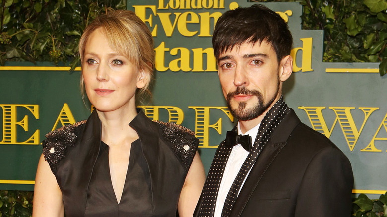 Hattie Morahan and Blake Ritson at event