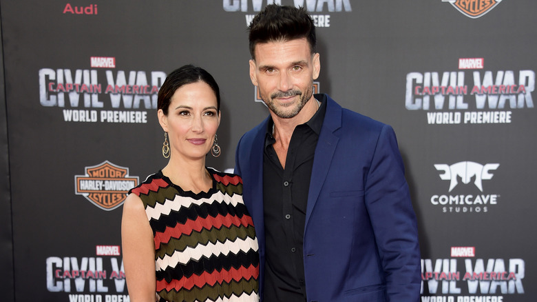 Wendy Moniz and Frank Grillo at premiere