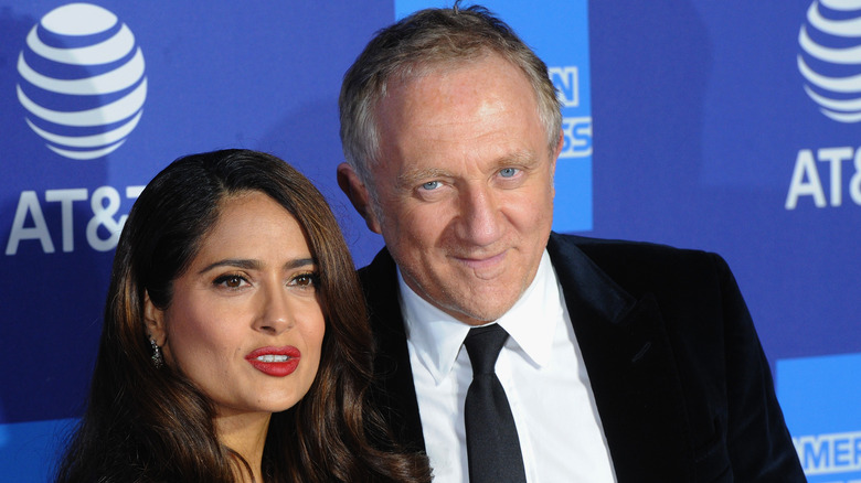 Salma Hayek and Francois-Henri Pinault at event