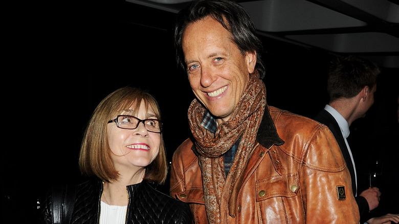 Joan Washington and Richard E. Grant at event