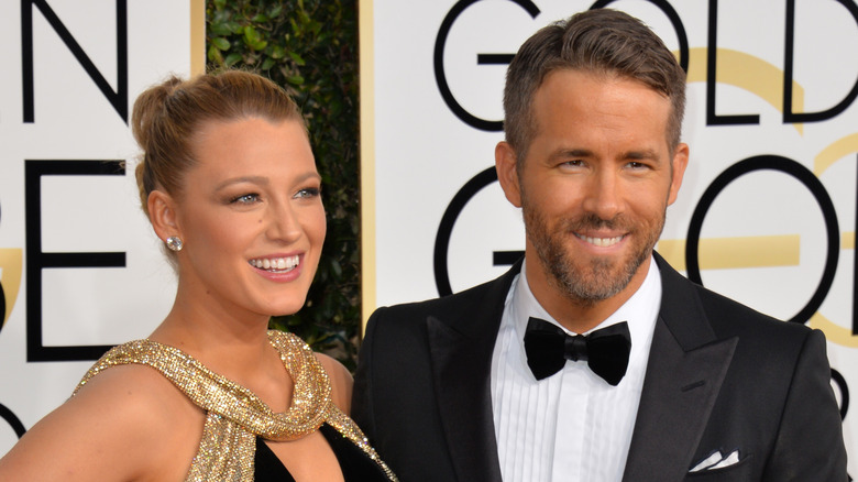 Blake Lively and Ryan Reynolds at Golden Globes