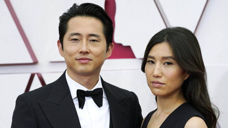 Steven Yeun and Joana Pak