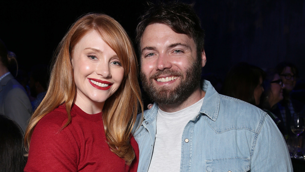 Bryce Dallas Howard and Seth Gabel at an event