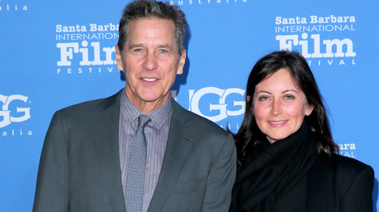 Tim Matheson and Elizabeth Marighetto smiling