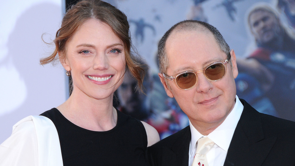 Leslie Stefanson and James Spader smiling