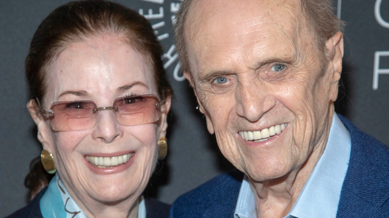 Bob Newhart and Ginny Newhart smiling