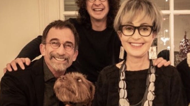 Annie Potts and James Hayman smiling