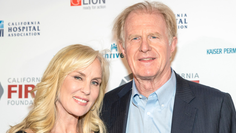 Ed Begley, Jr. and Rachelle Carson posing