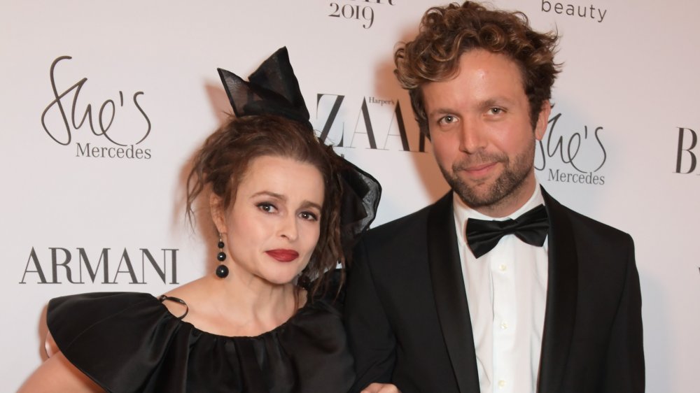 Helena Bonham Carter﻿ and Rye Dag Holmboe at Harper's Bazaar event