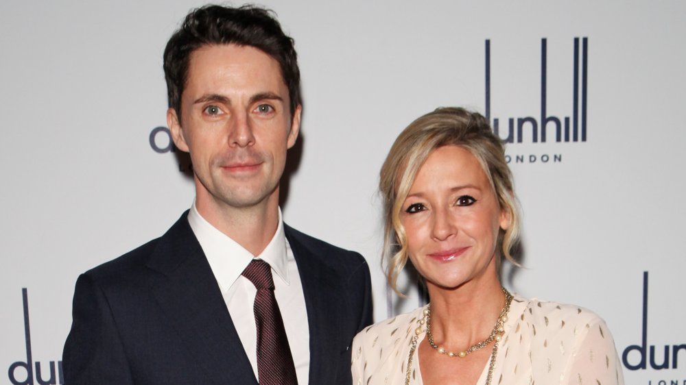 Matthew Goode and Sophie Dymoke on red carpet