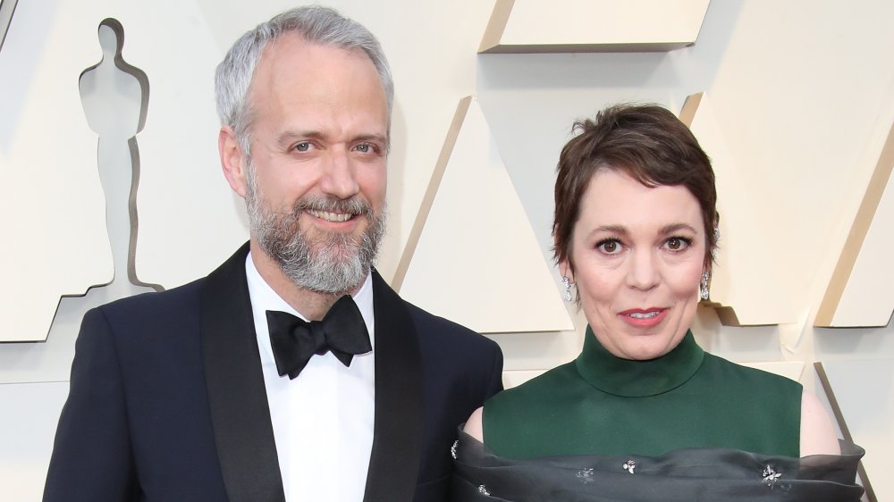 Olivia Colman and Ed Sinclair at Golden Globes