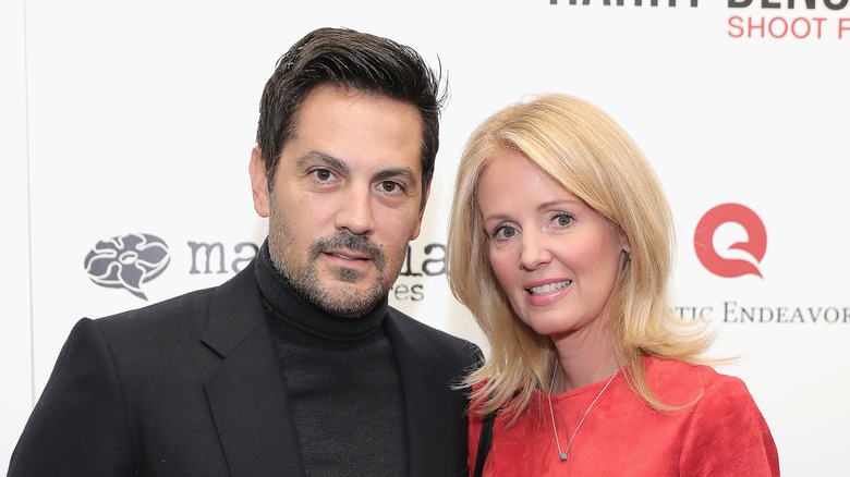 Michael Landes and Wendy Benson posing together