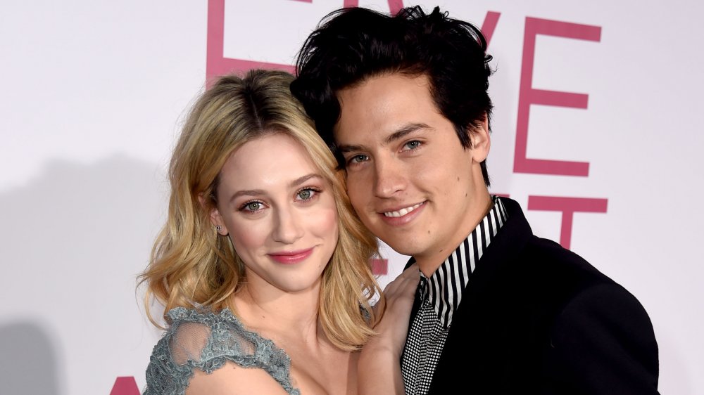 Cole Sprouse and Lili Reinhart at the Five Feet Apart premiere