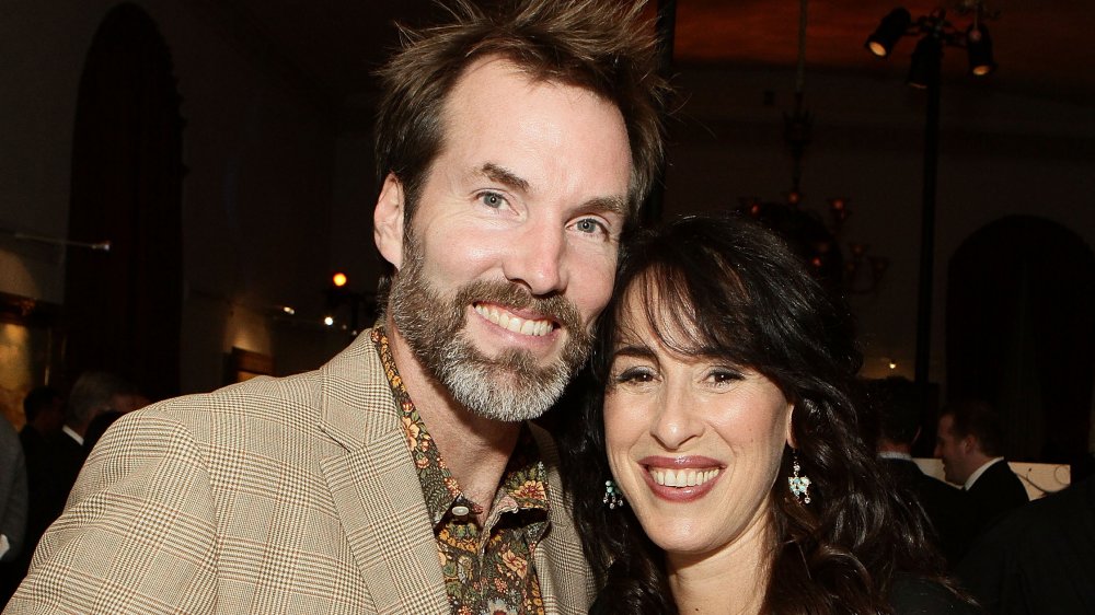 Daniel Wheeler and Maggie Wheeler at an event in 2010