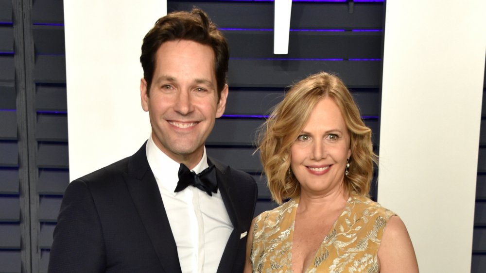 Paul Rudd and Julie Yaeger at the 2019 Vanity Fair Oscars Party