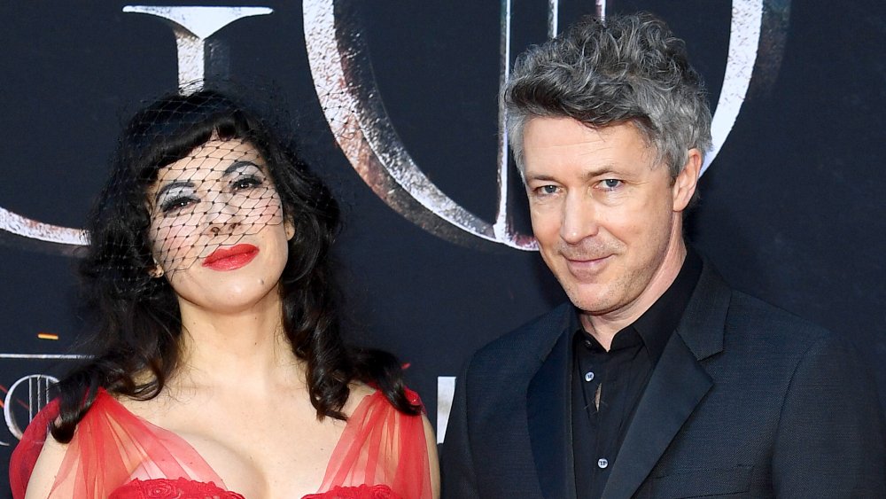 Camille O'Sullivan and Aidan Gillen at the Game of Thrones Season 8 premiere