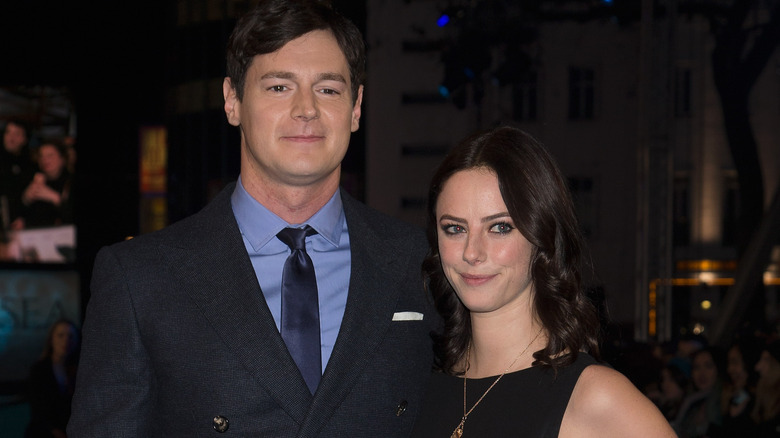 Benjamin Walker, Kaya Scodelario at a 2015 red carpet 