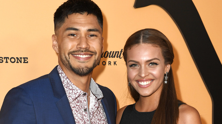 Martin Sensmeier and Kahara Hodges in 2019