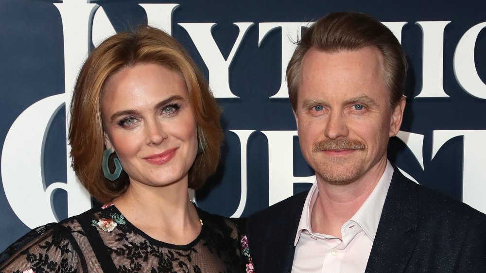 Emily Deschanel and David Hornsby at the Mythic Quest: Raven's Banquet premiere in 2020