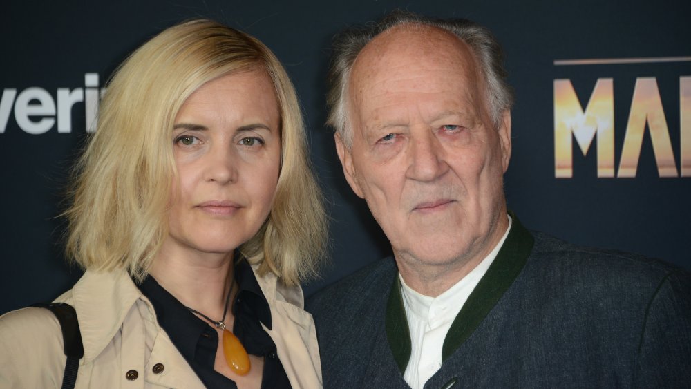 Lena Herzog and Werner Herzog at Mandalorian red carpet event